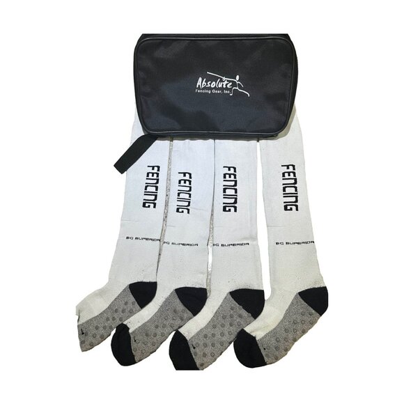 Fencing Socks + Carrying Case – Absolute Fencing Gear Superior Knee High - Picture 2 of 6